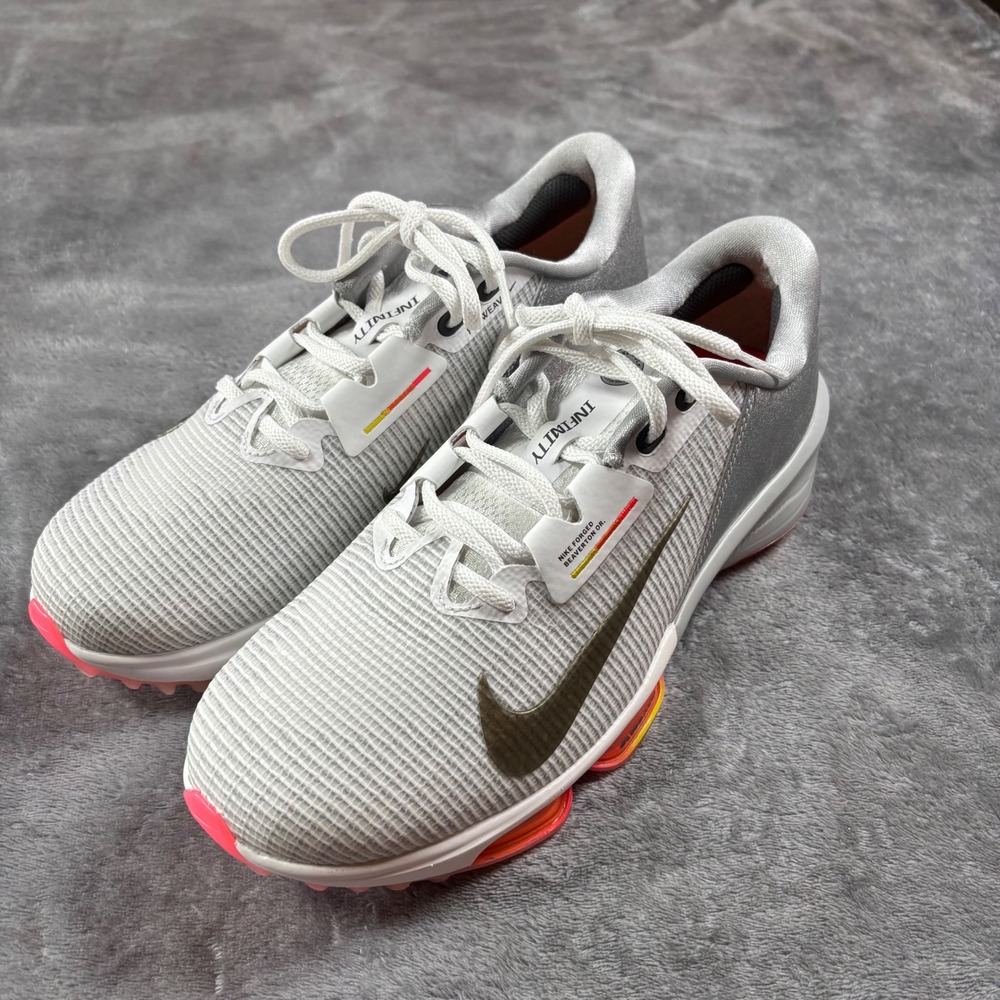 Nike Air Zoom Infinity Tour NEXT% Golf Shoes Silver Platinum Men DC5221-041